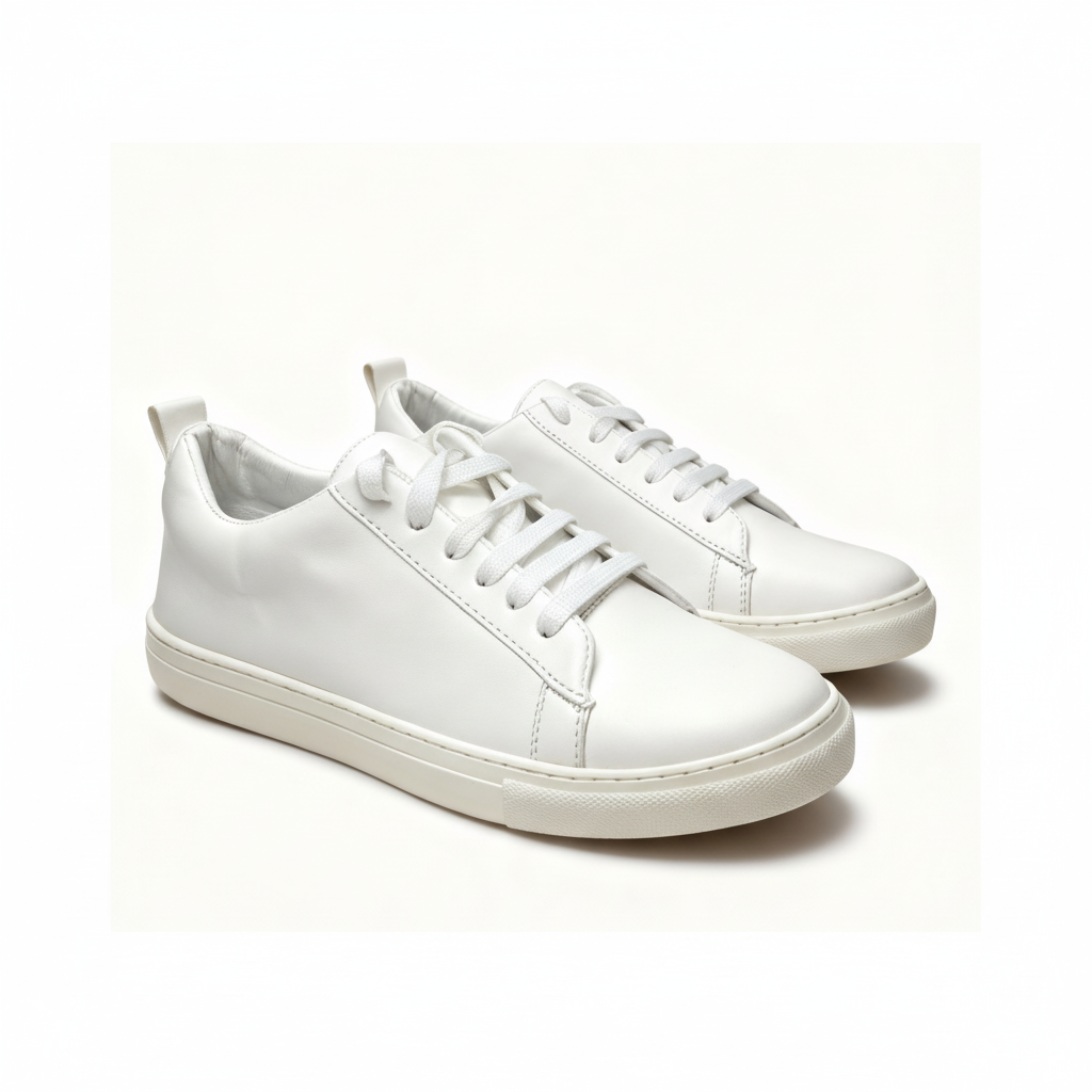 WHITE KEMET SNEAKERS